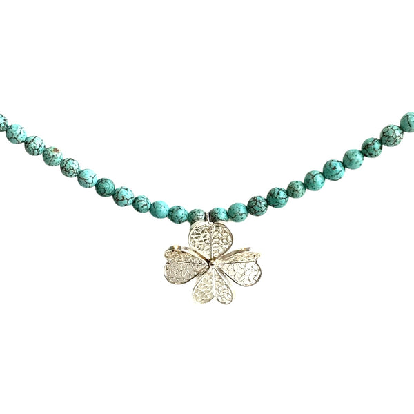 Filigree Clover Necklace - AG Agora Jewellery London