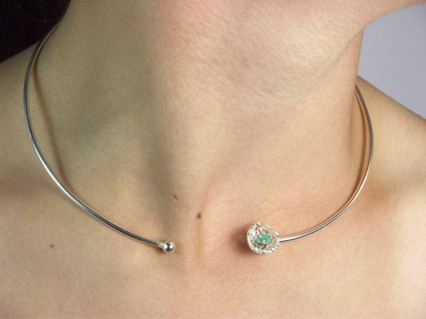 Emerald Choker - AG Agora Jewellery London