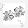 Filigree Clover Earrings - AG Agora Jewellery London