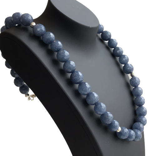 Light Blue Agate Necklace