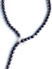 Pearl Lariat Silver Filigree Necklace