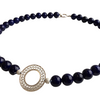Blue Jade and Filigree Necklace - AG Agora Jewellery London