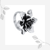 Silver Rose Ring - AG Agora Jewellery London