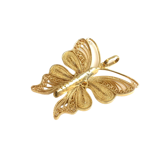 Filigree Butterfly Pendant - AG Agora Jewellery London