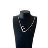 Initial Letter Necklace - Agora Jewellery London