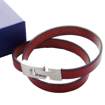 Liberty Leather Bracelet - Earth Brown - AG Agora Jewellery London