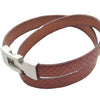 Liberty Leather Bracelet - Camel - AG Agora Jewellery London