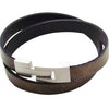 Liberty Leather Bracelet - Metal Bronze - AG Agora Jewellery London
