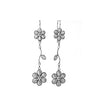 Filigree Sandy Flower Drop Earrings - AG Agora Jewellery London