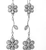 Filigree Sandy Flower Drop Earrings - AG Agora Jewellery London