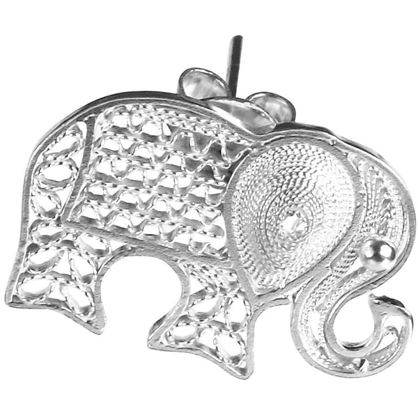 Filigree Elephant Earrings