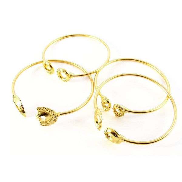 Gold Bangle Bracelets - AG Agora Jewellery London