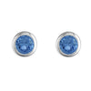 Sterling Silver and Cubic Zirconia Stud Earrings