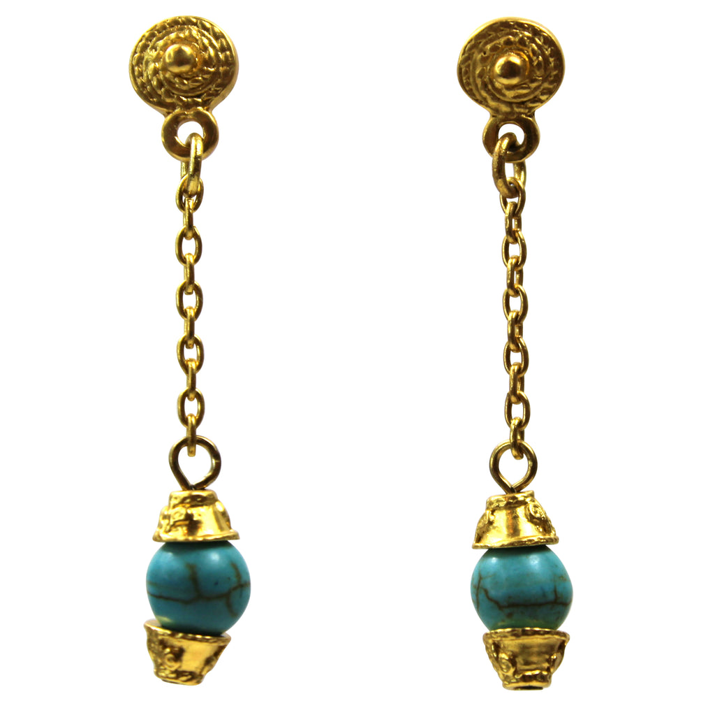 Monserrat Gemstone Drop Earrings