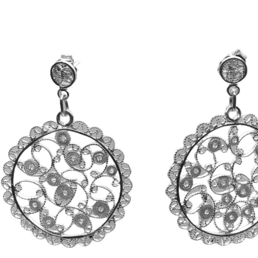 Filigree Melissa Earrings - AG Agora Jewellery London