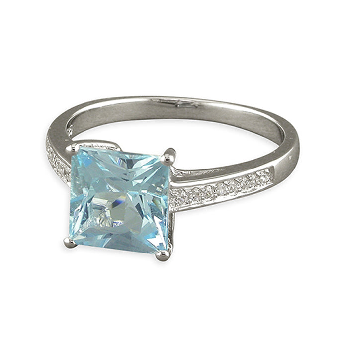 Sky Blue Topaz Ring