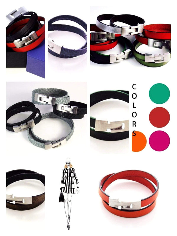 Liberty Leather Bracelet - AG Agora Jewellery London