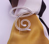 Filigree Letter Brooch - C - AG Agora Jewellery London
