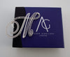 Filigree Letter Brooch - M - AG Agora Jewellery London