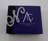 Filigree Letter Brooch - N - AG Agora Jewellery London