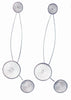 Circle Drop Earrings - AG Agora Jewellery London