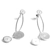 Circle Drop Earrings - AG Agora Jewellery London
