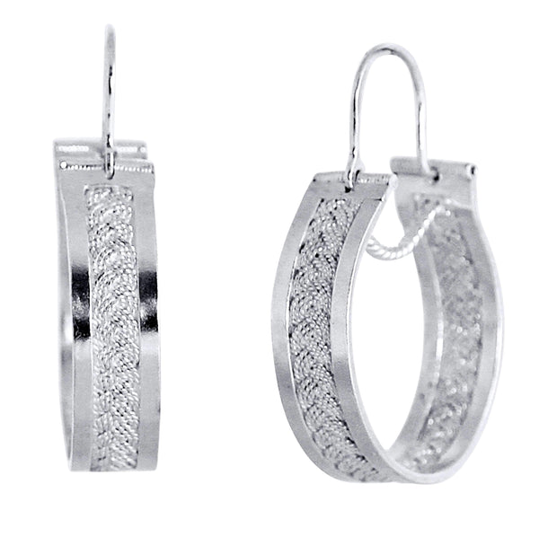 Filigree Hoop Earrings - AG Agora Jewellery London