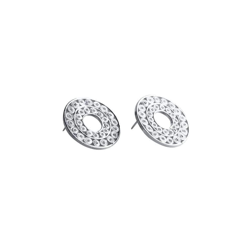 Small Tambourine Earrings - AG Agora Jewellery London