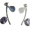 Sterling Silver and Swarovski Pauli Earrings - AG Agora Jewellery London