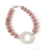 Filigree and Light Brown Agate Bracelet - AG Agora Jewellery London