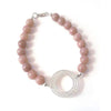 Filigree and Light Brown Agate Bracelet - AG Agora Jewellery London