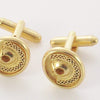 Filigree Round Cufflinks - AG Agora Jewellery London