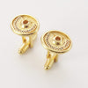 Filigree Round Cufflinks - AG Agora Jewellery London