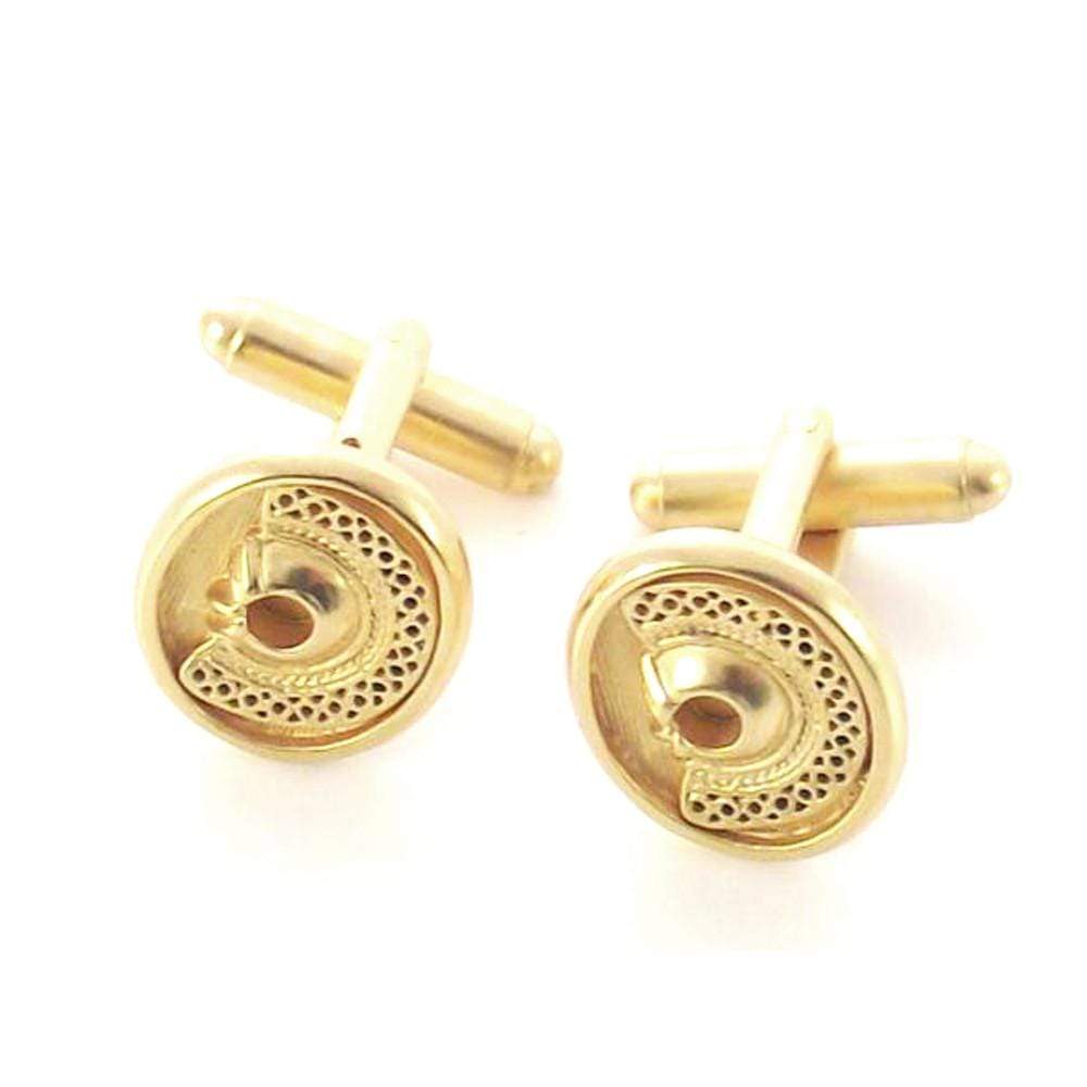 Filigree Round Cufflinks - AG Agora Jewellery London