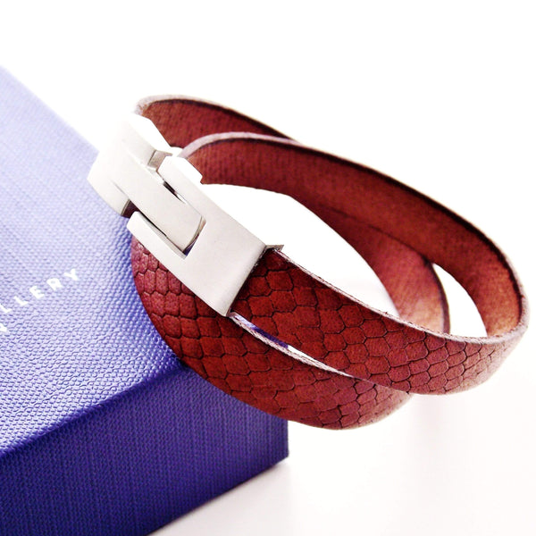 Liberty Leather Bracelet - Camel - AG Agora Jewellery London