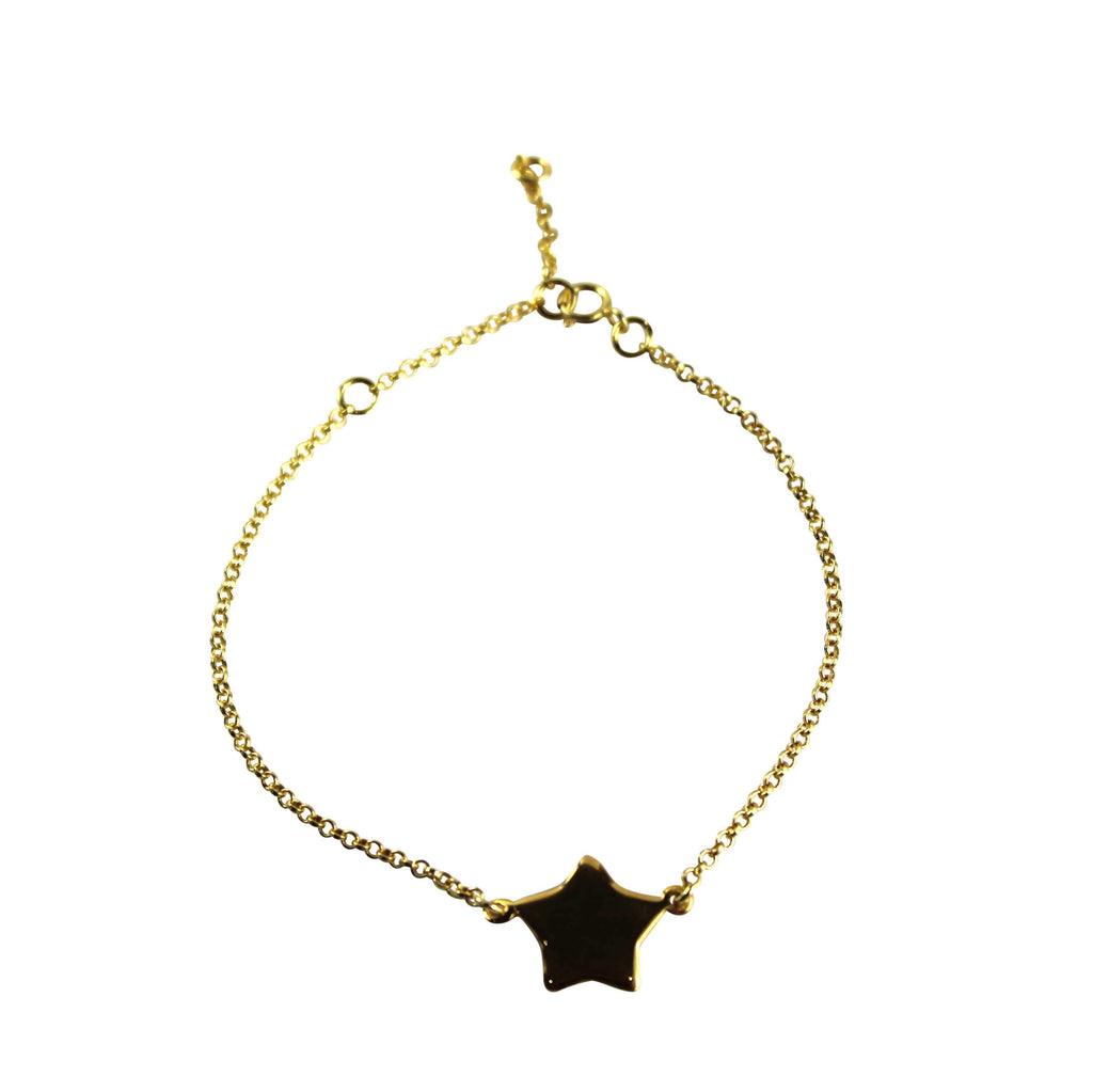 Gold Star Bracelet - Agora Jewellery London