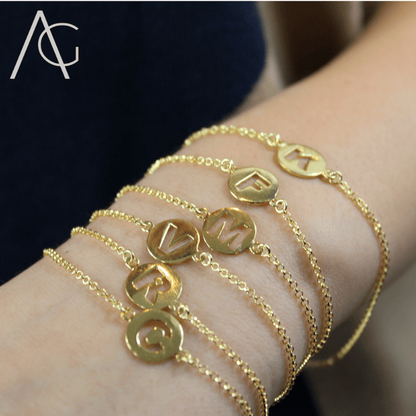 Initials Bracelets - Agora Jewellery London