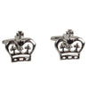 Crown Cufflinks - Agora Jewellery London