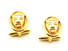 Round Mask Cufflinks - AG Agora Jewellery London