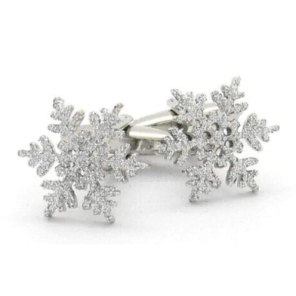 Snowflake cufflinks - Agora Jewellery London