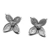 Filigree Clover Studs Earrings - Agora Jewellery London