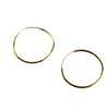 Gold Hoops - Agora Jewellery London