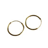 Gold Hoops - Agora Jewellery London