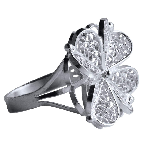 Filigree Clover Ring - AG Agora Jewellery London