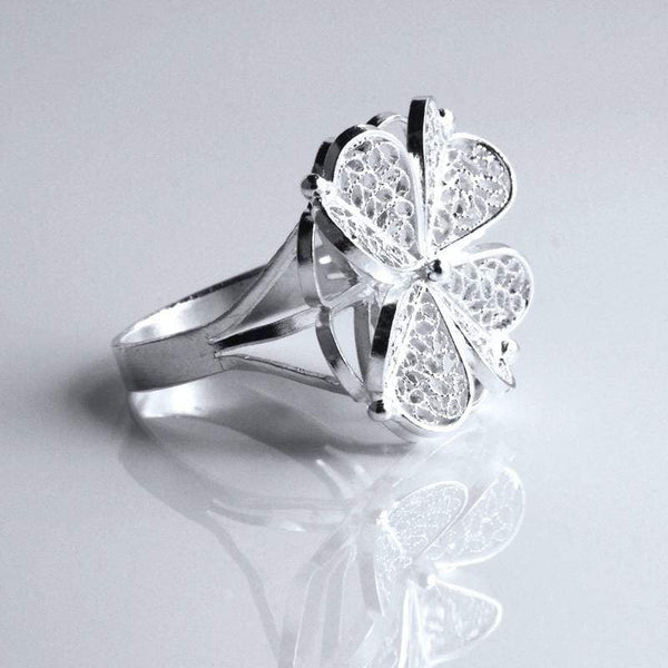 Filigree Clover Ring - AG Agora Jewellery London