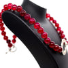 Fuchsia Agate Necklace - AG Agora Jewellery London