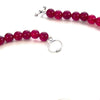 Fuchsia Agate Necklace - AG Agora Jewellery London