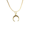 Gold Moon Necklace - Agora Jewellery London