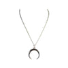 Silver Moon Necklace - Agora Jewellery London