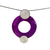 Fuchsia Pearl Pendant - Agora Jewellery London